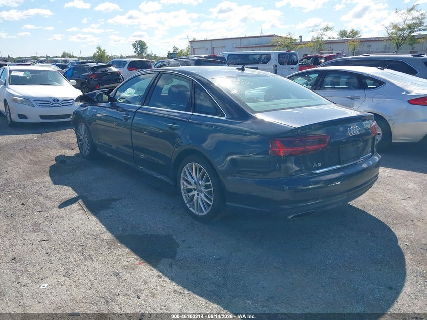 Vin: wauhgafc4gn000986, lot: 46602872, audi a6 3.0t premium plus 20163
