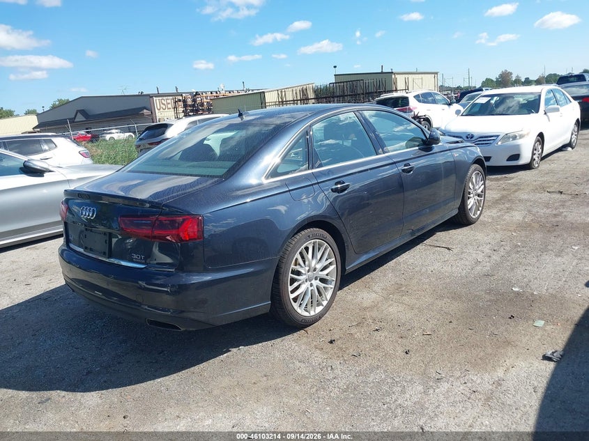 Vin: wauhgafc4gn000986, lot: 46602872, audi a6 3.0t premium plus 20164