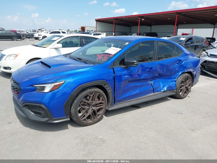 2025 Subaru WRX, Левый бок, IAAI, VIN JF1VBAZ67S9804975 — фото 2