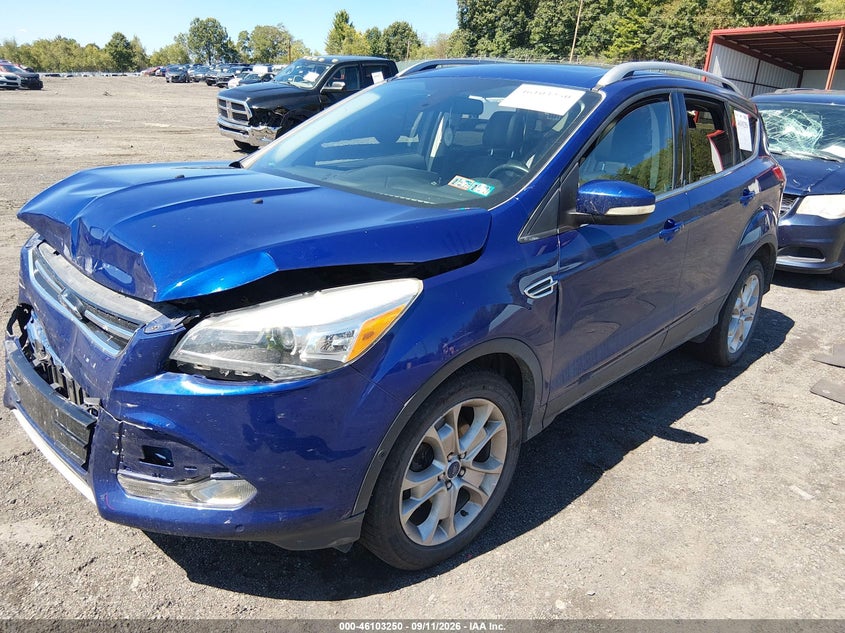 2015 Ford Escape, Front & Rear, IAAI, VIN 1FMCU9J97FUB45097 — photo 2