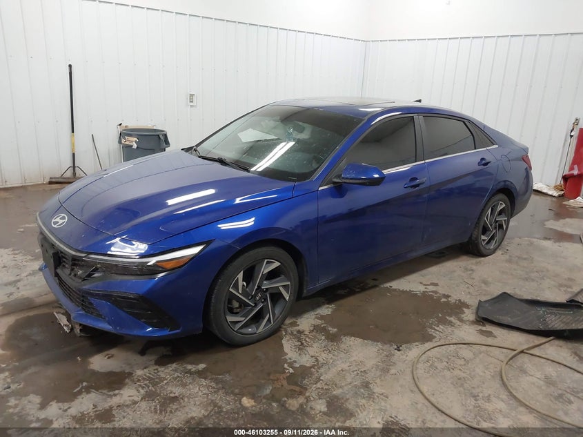 Vin: kmhls4dg2su880471, lot: 46602913, hyundai elantra sel convenience 20252