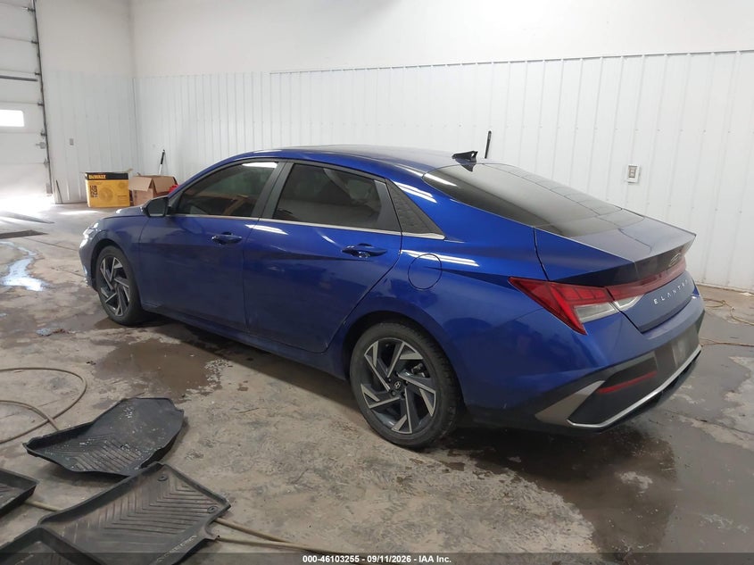 Vin: kmhls4dg2su880471, lot: 46602913, hyundai elantra sel convenience 20253