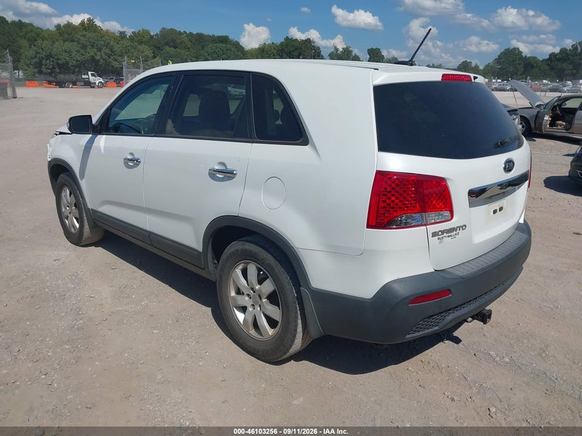 Vin: 5xykt3a19cg216890, lot: 46602914, kia sorento lx 20123