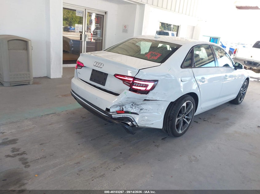 Vin: waugmaf49kn013450, lot: 46602925, audi a4 40 premium/40 titanium premium 20194