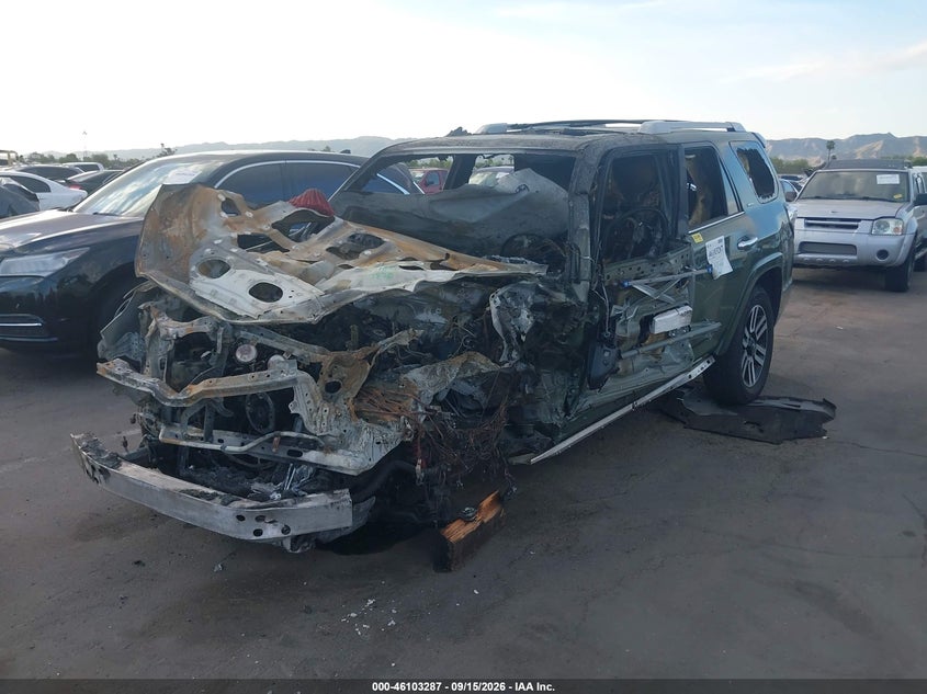 Vin: jteku5jr9n5997870, lot: 46602945, toyota 4runner limited 20222