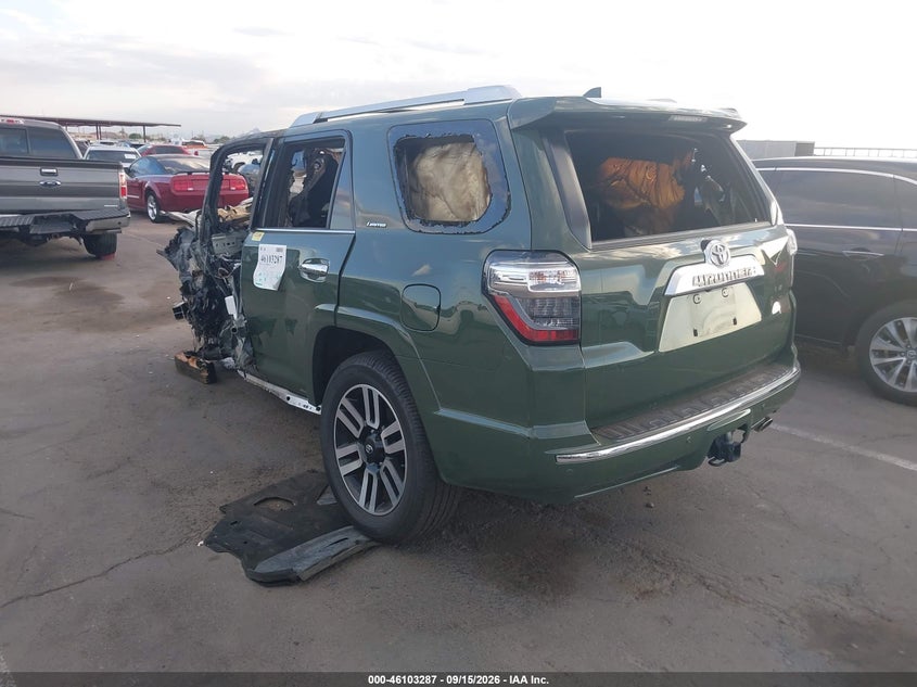 Vin: jteku5jr9n5997870, lot: 46602945, toyota 4runner limited 20223