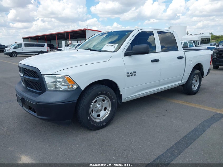 Vin: 1c6rr6kgxjs303617, lot: 46602956, ram 1500 tradesman  4x2 5'7 box 20182