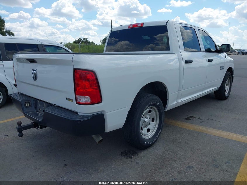 Vin: 1c6rr6kgxjs303617, lot: 46602956, ram 1500 tradesman  4x2 5'7 box 20184