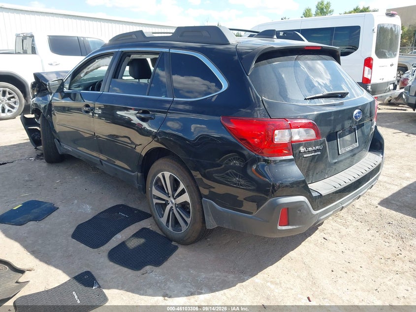Vin: 4s4bsenc9k3388667, lot: 46602964, subaru outback 3.6r limited 20193