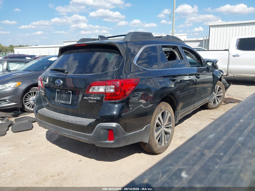Vin: 4s4bsenc9k3388667, lot: 46602964, subaru outback 3.6r limited 20194