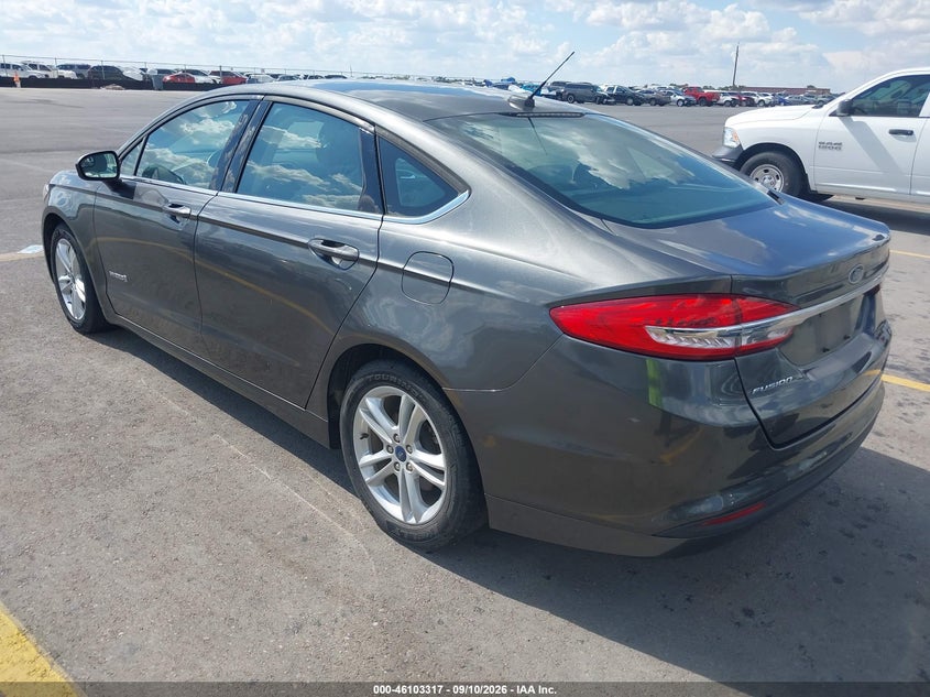 Vin: 3fa6p0uu3jr254456, lot: 46602974, ford fusion hybrid s 20183