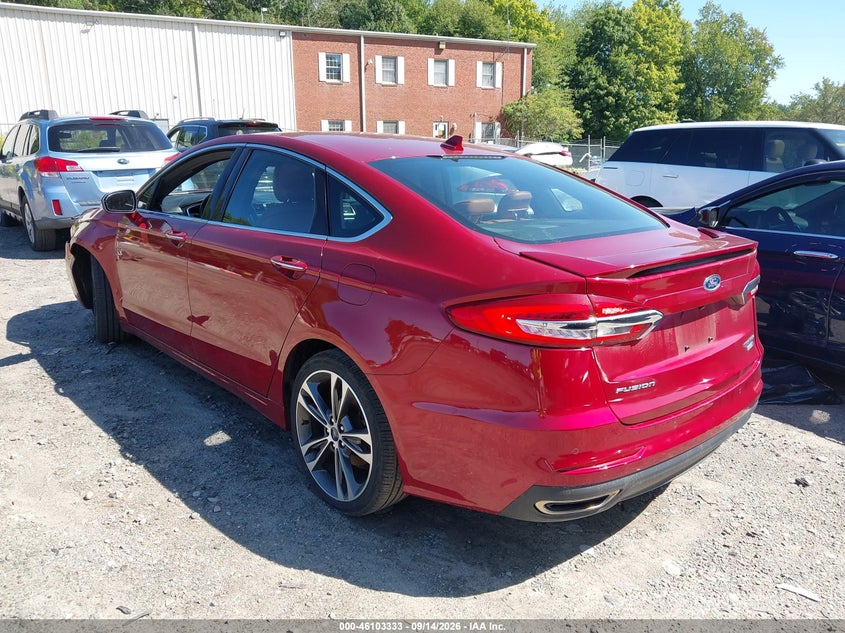 Vin: 3fa6p0d97kr264503, lot: 46602991, ford fusion titanium 20193