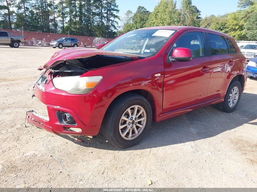 Vin: ja4ap3au6cz001330, lot: 46603015, mitsubishi outlander sport es 20122