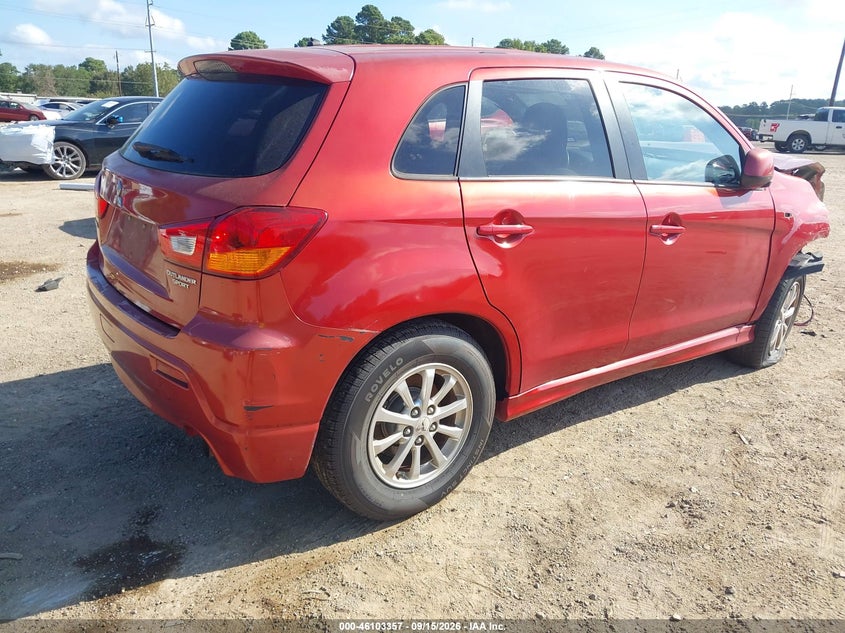 Vin: ja4ap3au6cz001330, lot: 46603015, mitsubishi outlander sport es 20124