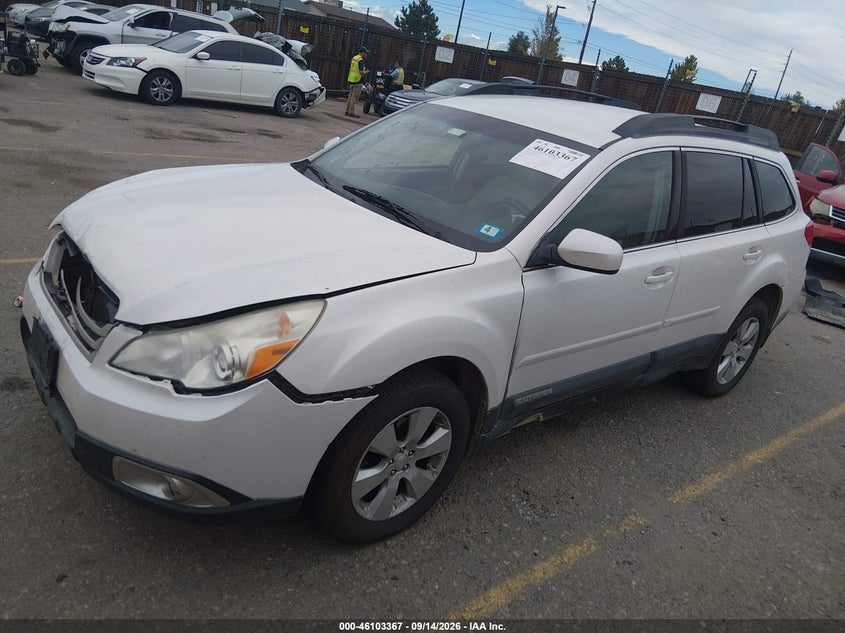Vin: 4s4brbcc6b3447929, lot: 46603025, subaru outback 2.5i premium 20112