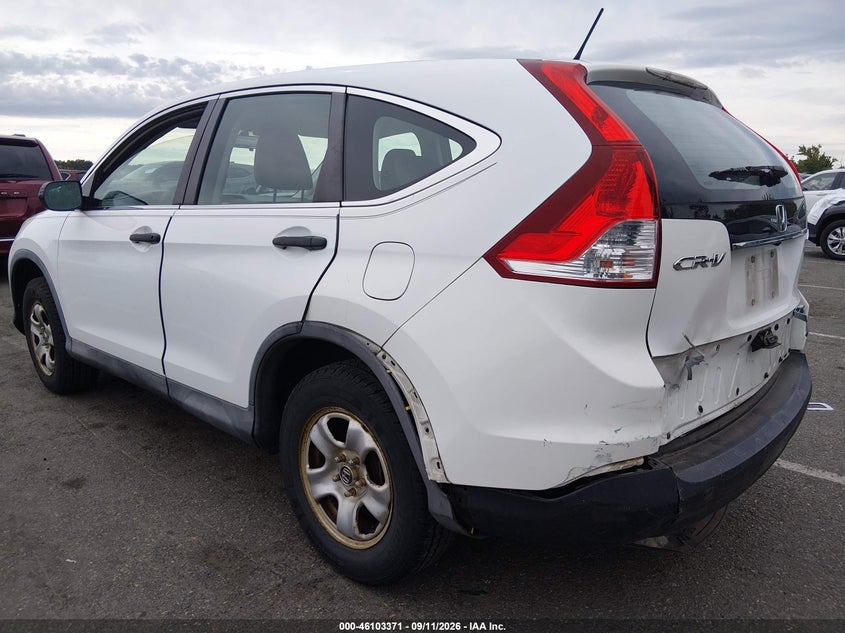 Vin: 2hkrm4h34ch615983, lot: 46603029, honda cr-v lx 20123