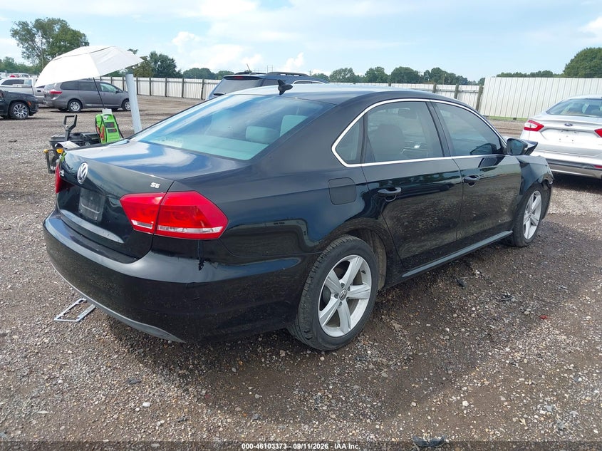Vin: 1vwbh7a31dc078999, lot: 46603031, volkswagen passat 2.5l se 20134