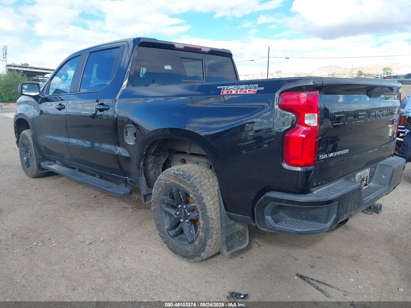 Vin: 1gcpyfed6kz163093, lot: 46603032, chevrolet silverado 1500 lt trail boss 20193