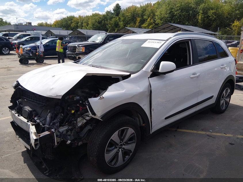 Vin: kndcb3lc4k5306168, lot: 46603043, kia niro lx 20192