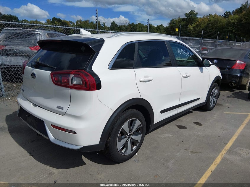 Vin: kndcb3lc4k5306168, lot: 46603043, kia niro lx 20194