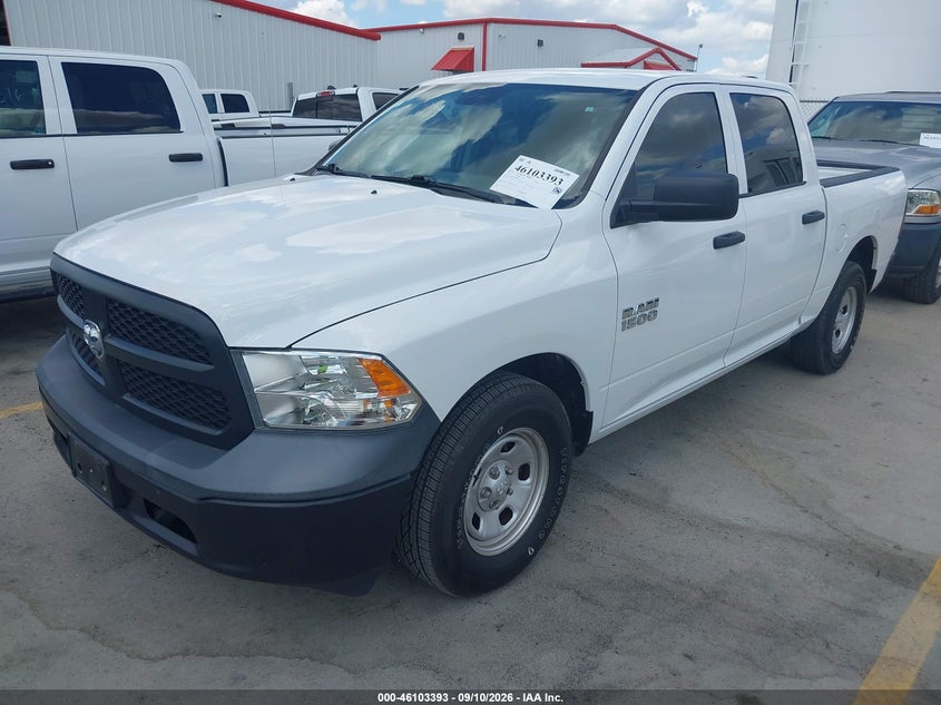 Vin: 1c6rr6kg8js303616, lot: 46603051, ram 1500 tradesman  4x2 5'7 box 20182