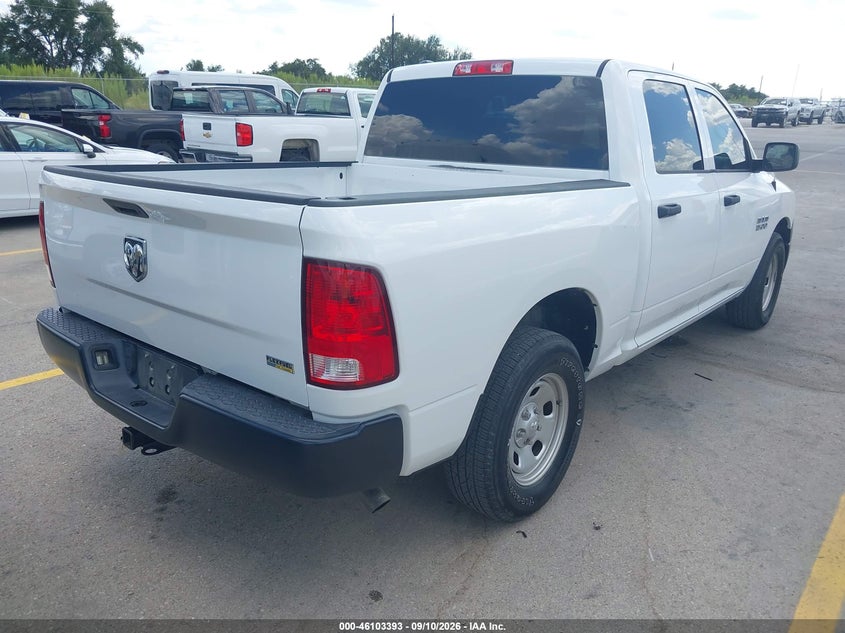 Vin: 1c6rr6kg8js303616, lot: 46603051, ram 1500 tradesman  4x2 5'7 box 20184