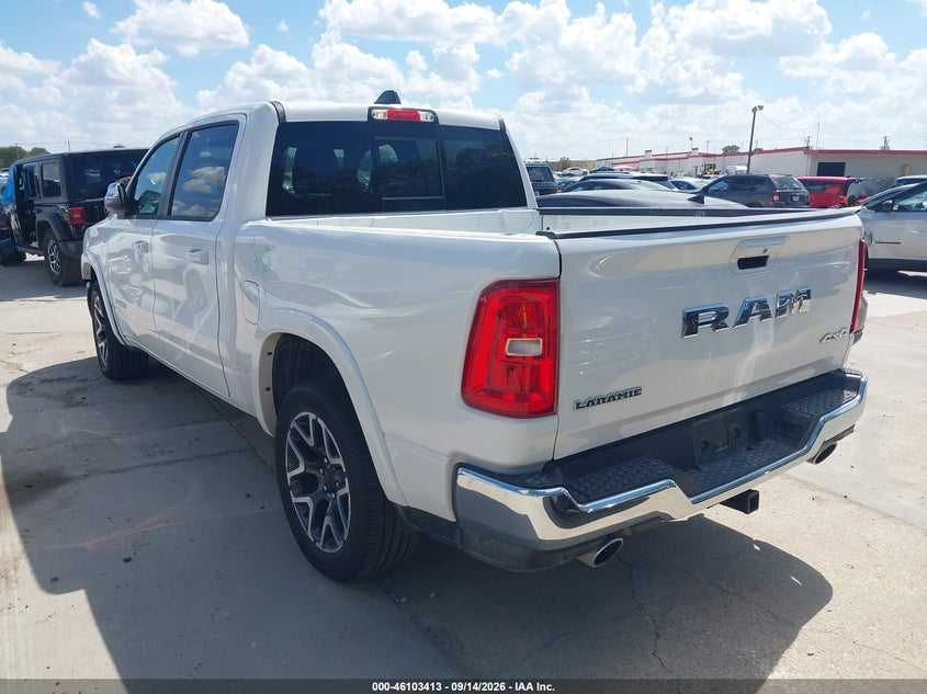 Vin: 3c6srfjp3t4168303, lot: 46603071, ram 1500 laramie  4x4 5'7 box 20263