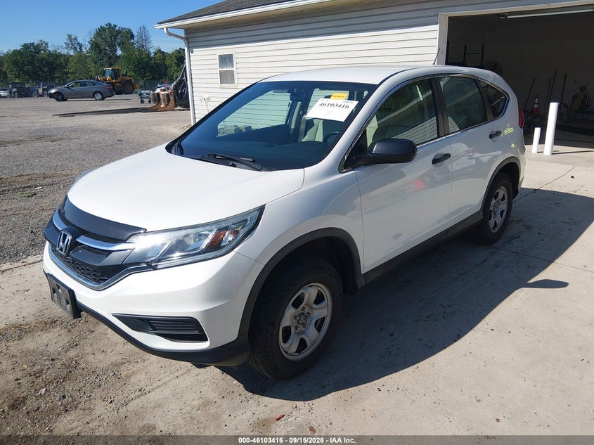 Vin: 5j6rm4h39gl004195, lot: 46603074, honda cr-v lx 20162