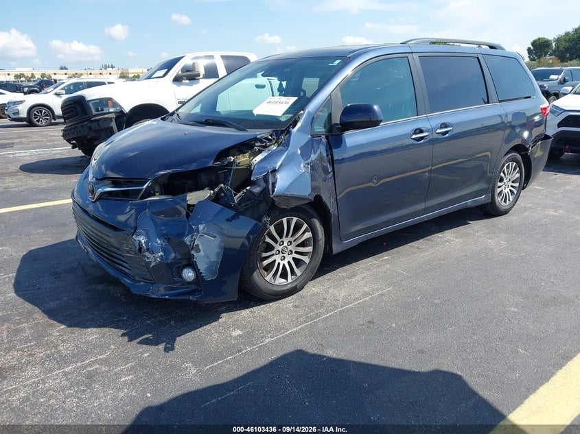 Vin: 5tdyz3dc9js920836, lot: 46603094, toyota sienna xle premium 8 passenger 20182
