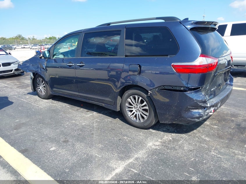 Vin: 5tdyz3dc9js920836, lot: 46603094, toyota sienna xle premium 8 passenger 20183