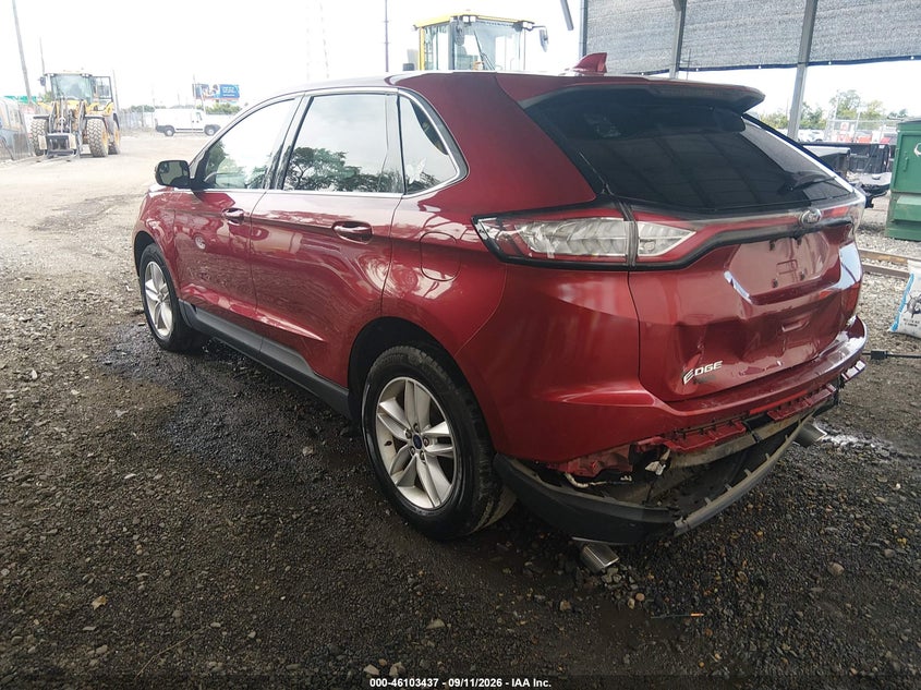 Vin: 2fmpk4j87gbb02338, lot: 46603095, ford edge sel 20163