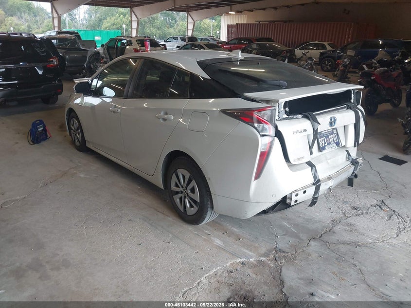 Vin: jtdkbrfu2h3046392, lot: 46603100, toyota prius two 20173