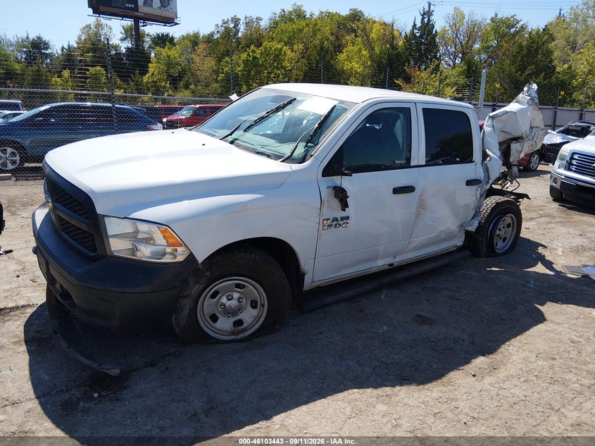 Vin: 1c6rr7kg9gs395978, lot: 46603101, ram 1500 tradesman 20162