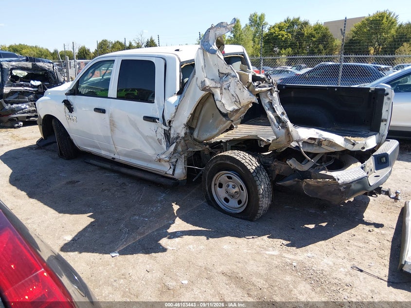 Vin: 1c6rr7kg9gs395978, lot: 46603101, ram 1500 tradesman 20163