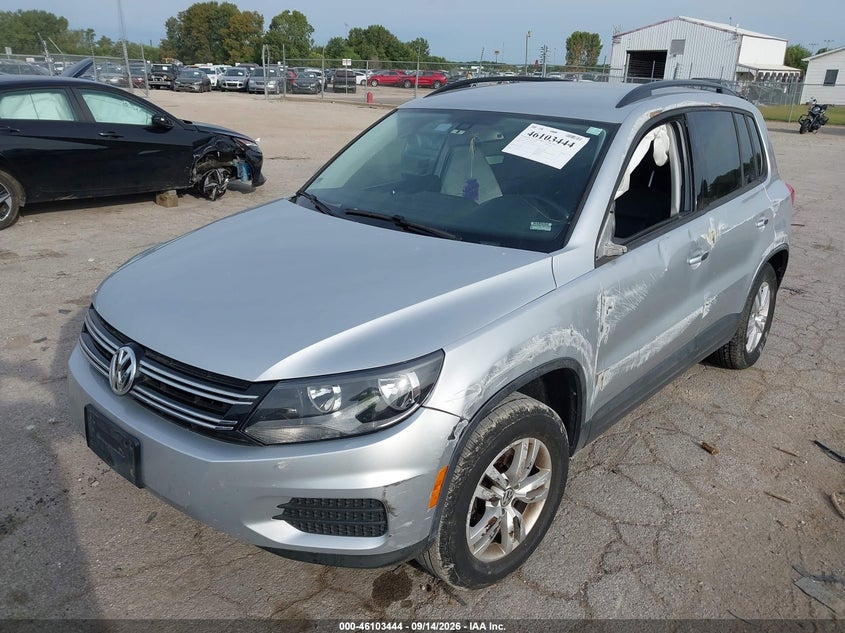 Vin: wvgav7ax0gw535293, lot: 46603102, volkswagen tiguan s 20162