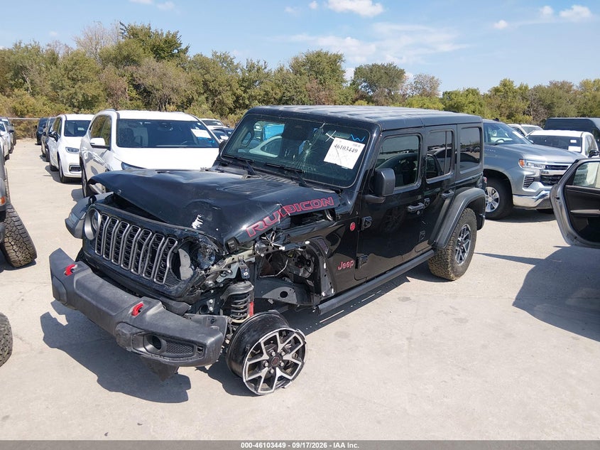 Vin: 1c4pjxfgxtw179836, lot: 46603107, jeep wrangler rubicon 4x4 20262