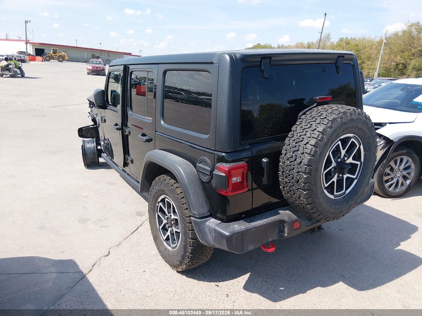 Vin: 1c4pjxfgxtw179836, lot: 46603107, jeep wrangler rubicon 4x4 20263