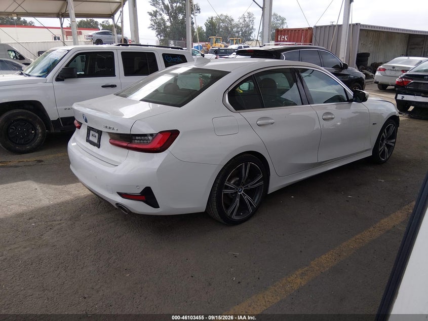 Vin: 3mw5p7j02n8c68597, lot: 46603114, bmw 3 series 330e plug-i 20224