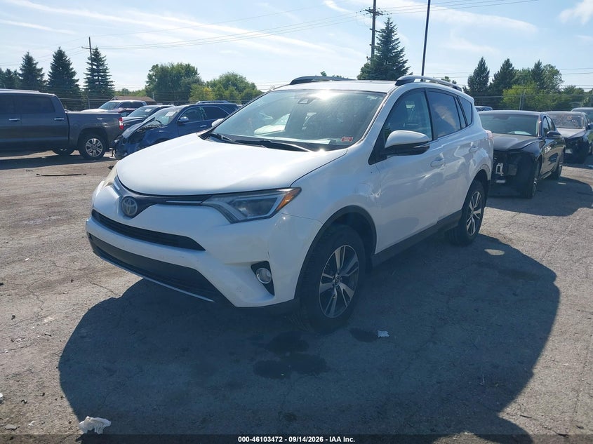 2017 Toyota RAV 4, Rear, IAAI, VIN JTMRFREV5HD209057 — photo 2