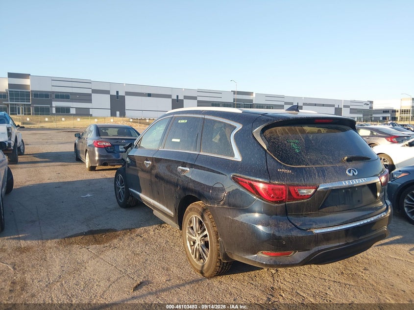 Vin: 5n1dl0mm9hc504056, lot: 46603141, infiniti qx60 20173
