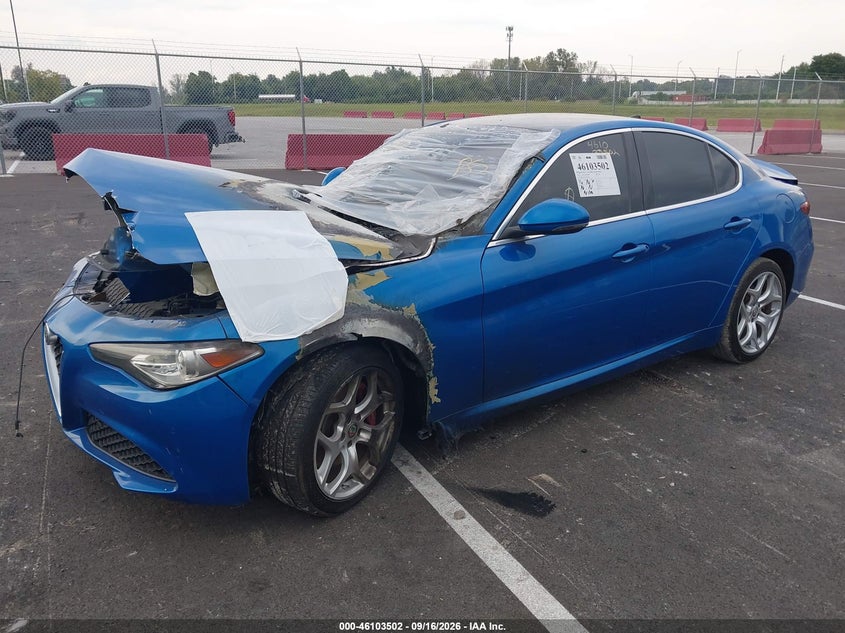 Vin: zarfanbn2m7646785, lot: 46603160, alfa romeo giulia ti awd 20212
