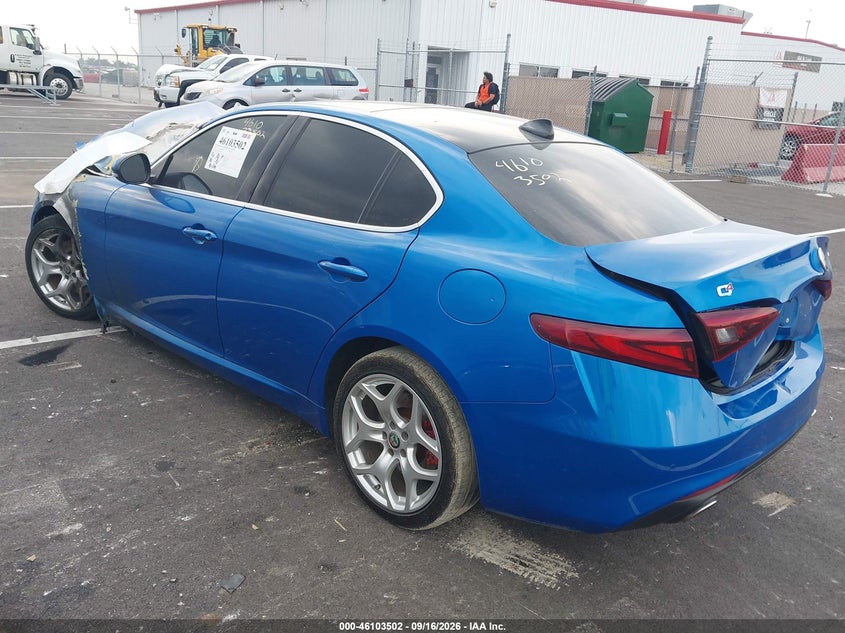 Vin: zarfanbn2m7646785, lot: 46603160, alfa romeo giulia ti awd 20213