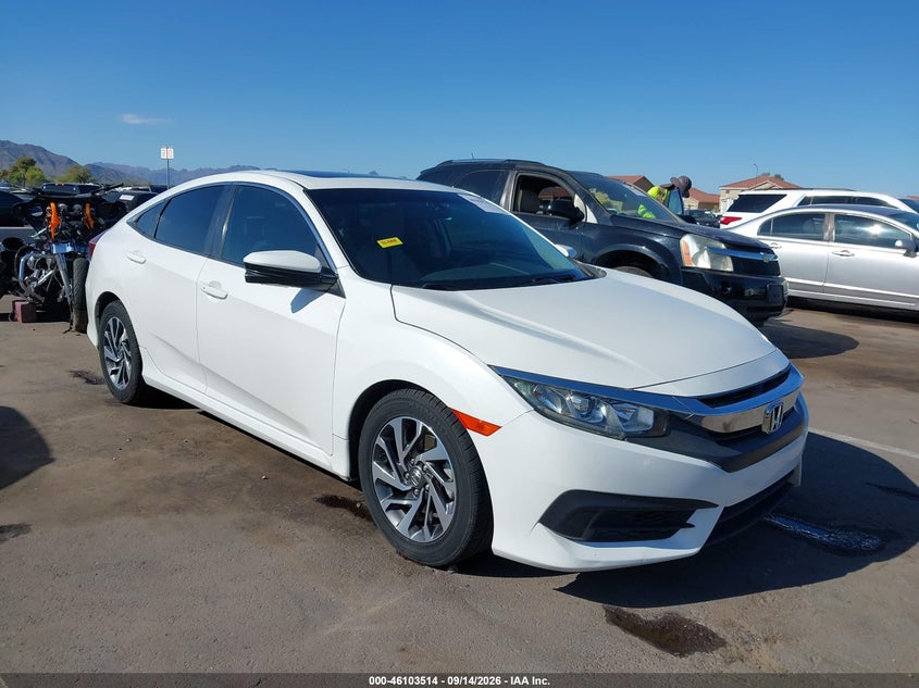 2016 Honda Civic Ex, Left Side, IAAI, VIN 19XFC2F71GE054216