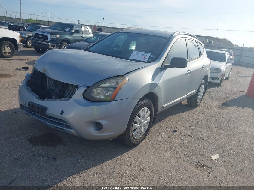 Vin: jn8as5mt2ew103624, lot: 46603173, nissan rogue select s 20142