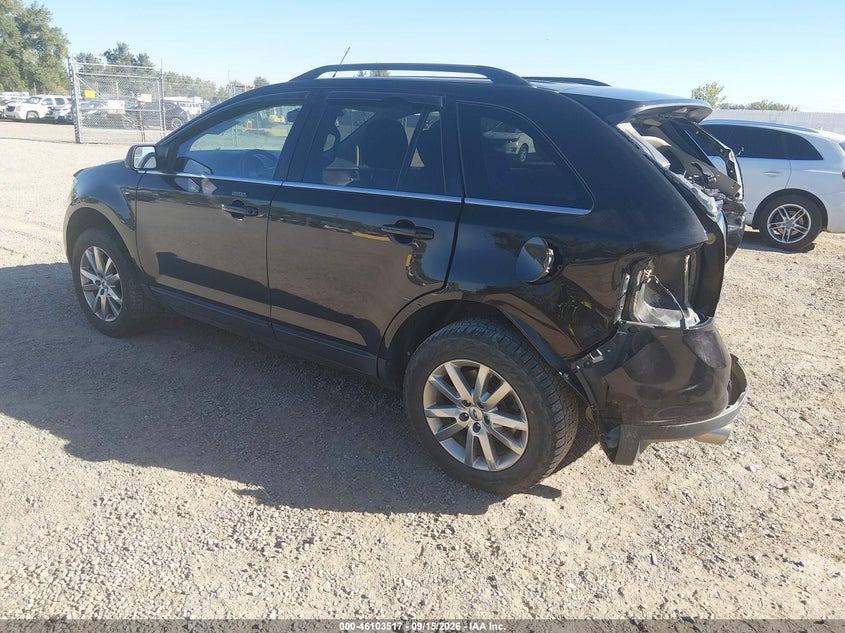 Vin: 2fmdk4kc9dbb66737, lot: 46603175, ford edge limited 20133