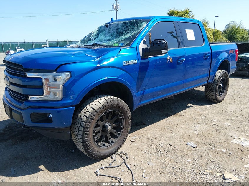 Vin: 1ftew1e59jkc20466, lot: 46603193, ford f-150 lariat 20182