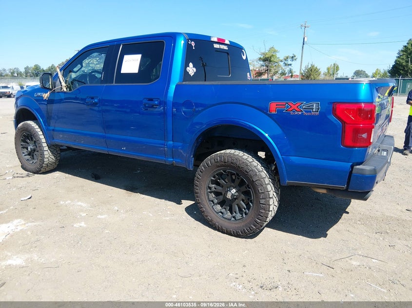 Vin: 1ftew1e59jkc20466, lot: 46603193, ford f-150 lariat 20183