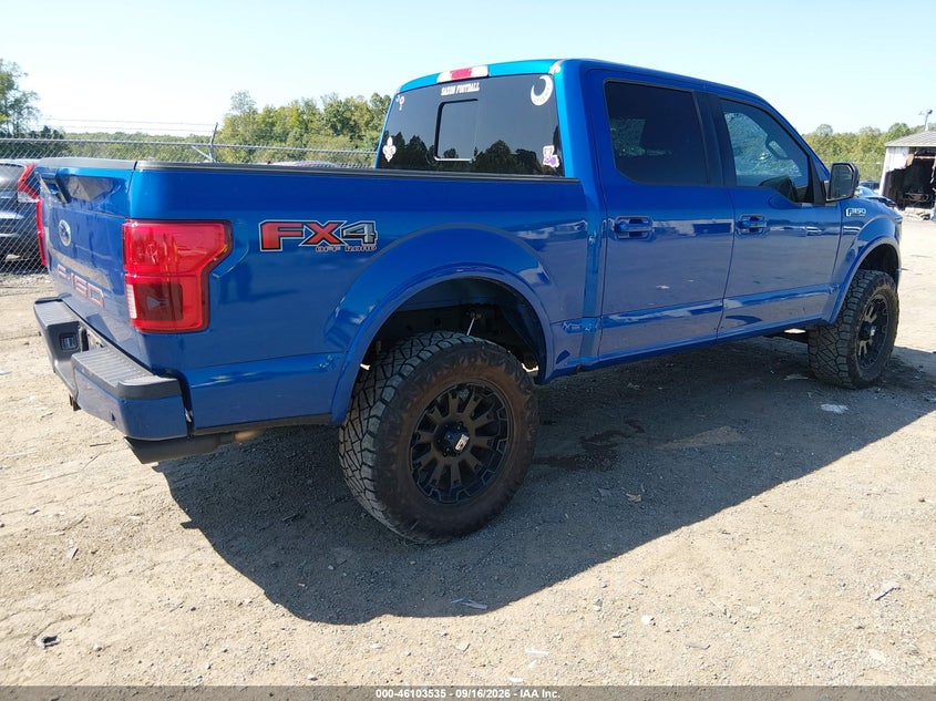 Vin: 1ftew1e59jkc20466, lot: 46603193, ford f-150 lariat 20184