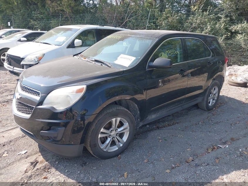Vin: 2gnalbek8c1122445, lot: 46603210, chevrolet equinox ls 20122