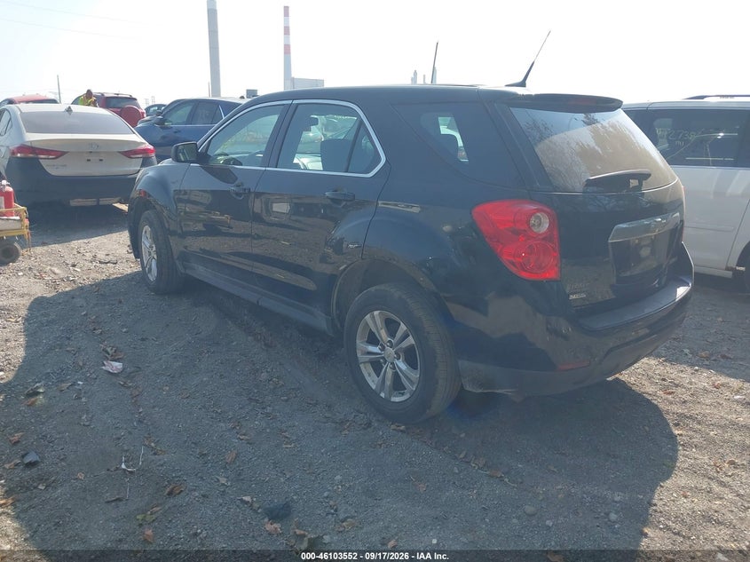 Vin: 2gnalbek8c1122445, lot: 46603210, chevrolet equinox ls 20123